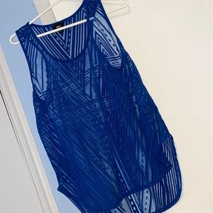 ✨3/$12✨ Sheer tank with geo pattern